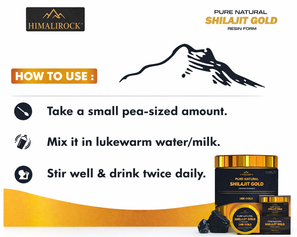 Himalirock Pure Natural Shilajit Gold