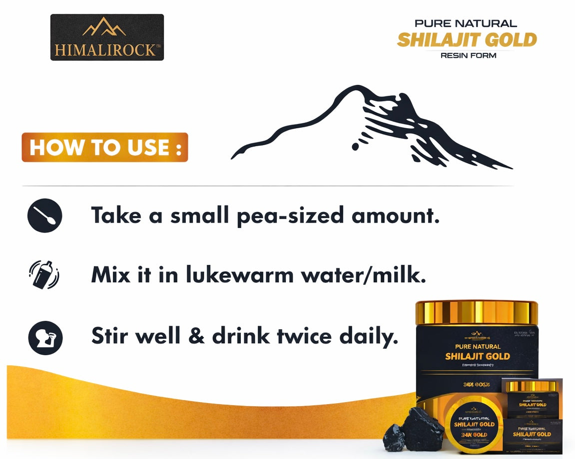 Himalirock Pure Natural Shilajit Gold