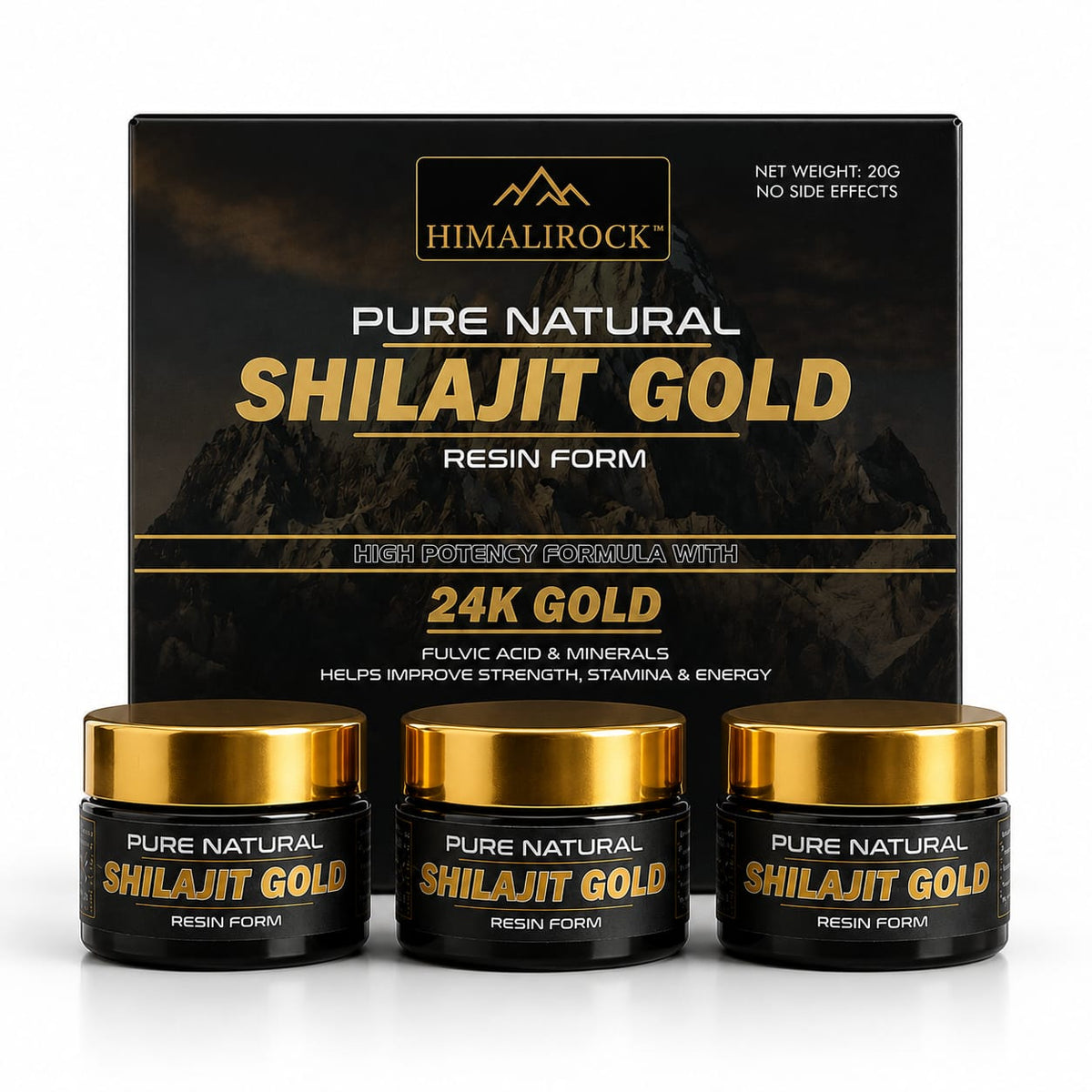 HIMALIROCK Shilajit Gold 20gm Resin